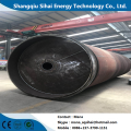 Scrap rubber refining to fuel pyrolysis system